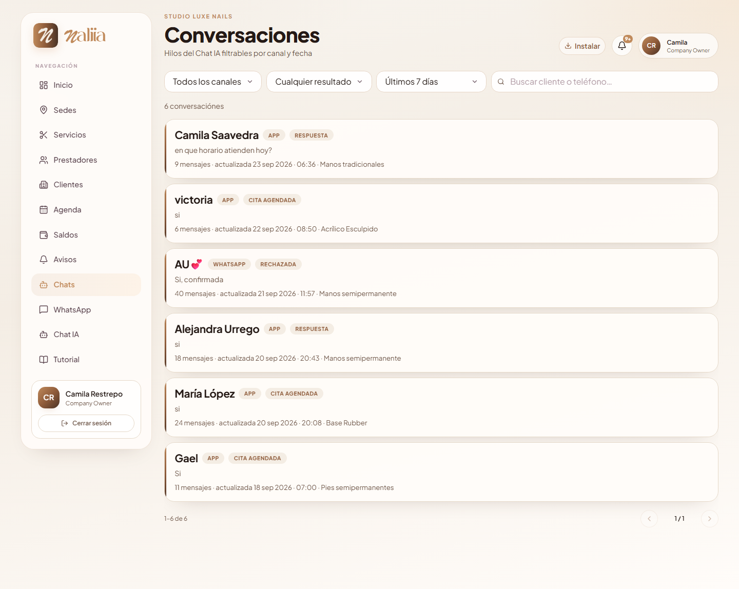 Conversaciones